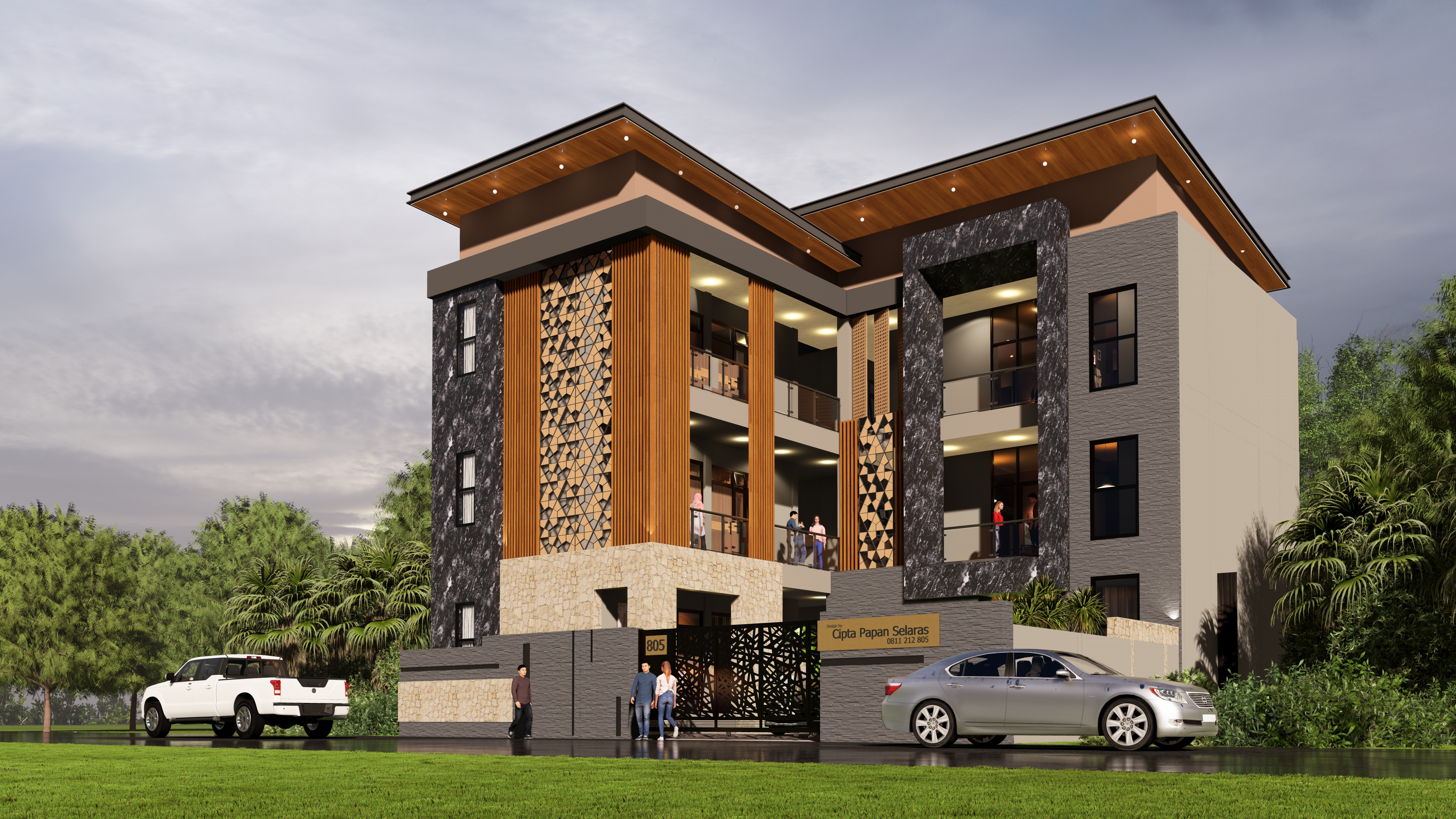 Private House dan Boutique Hotel 3 Lantai