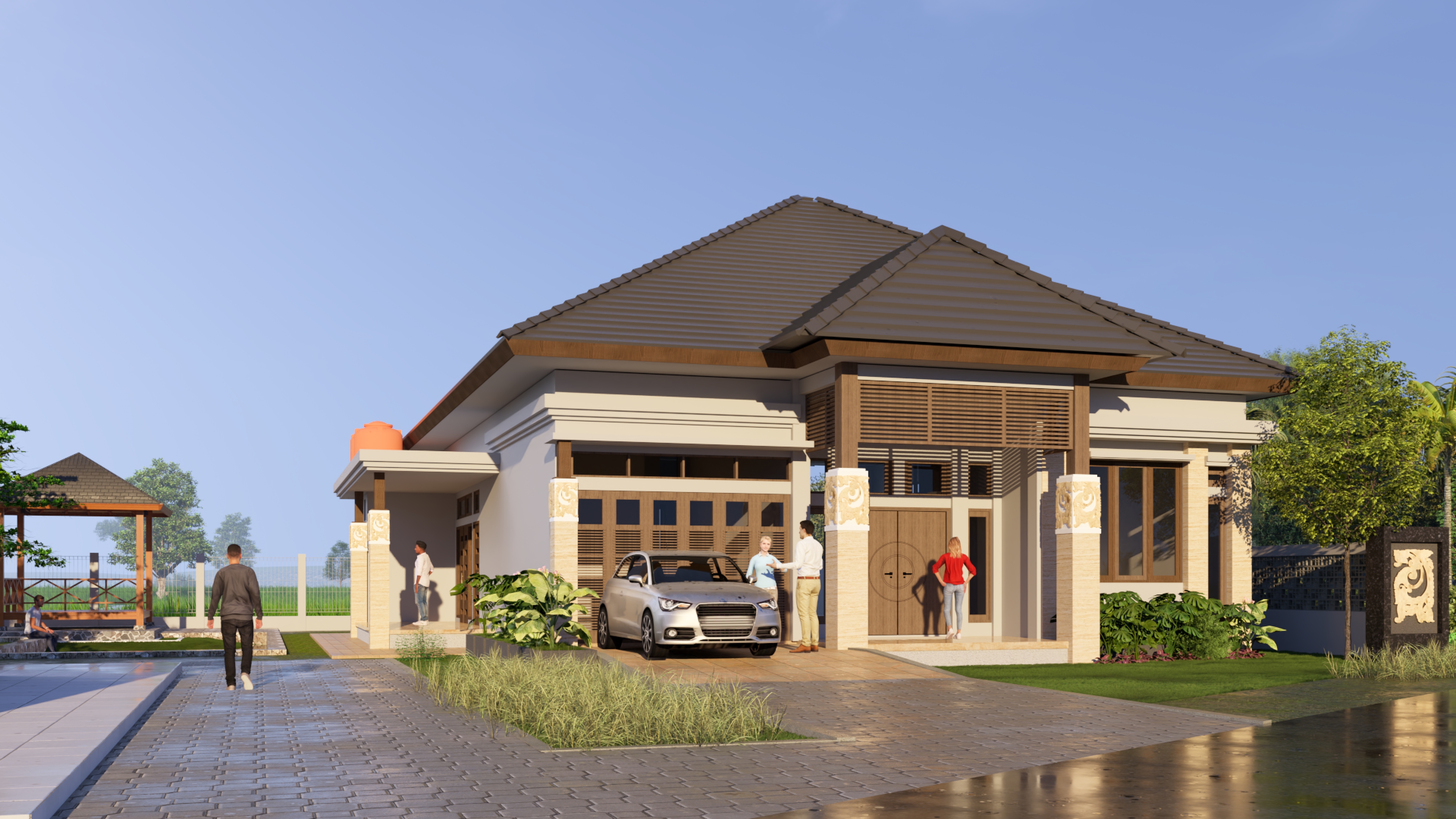 Rumah Vila 1 Lantai 