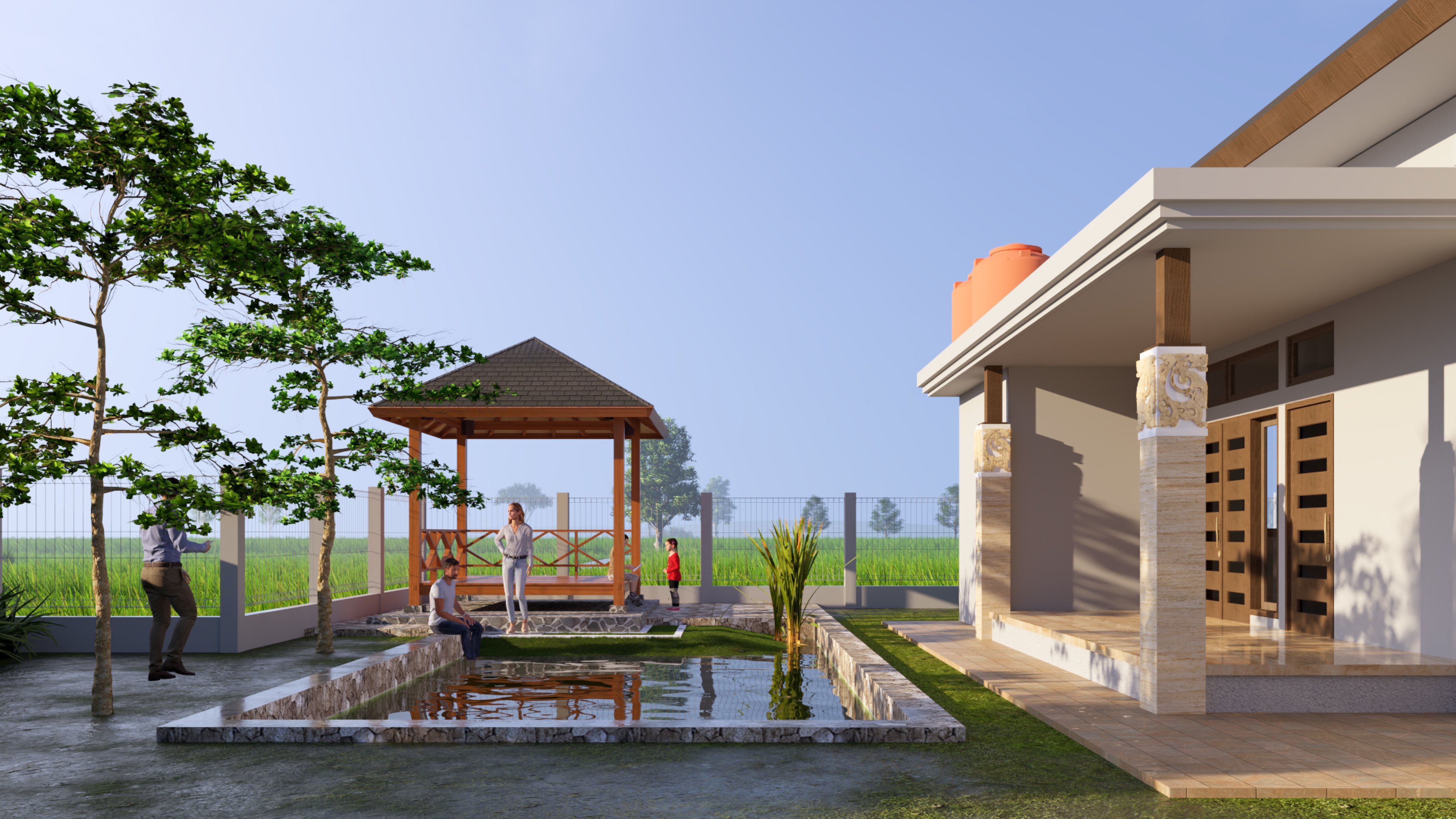 Rumah Vila 1 Lantai 