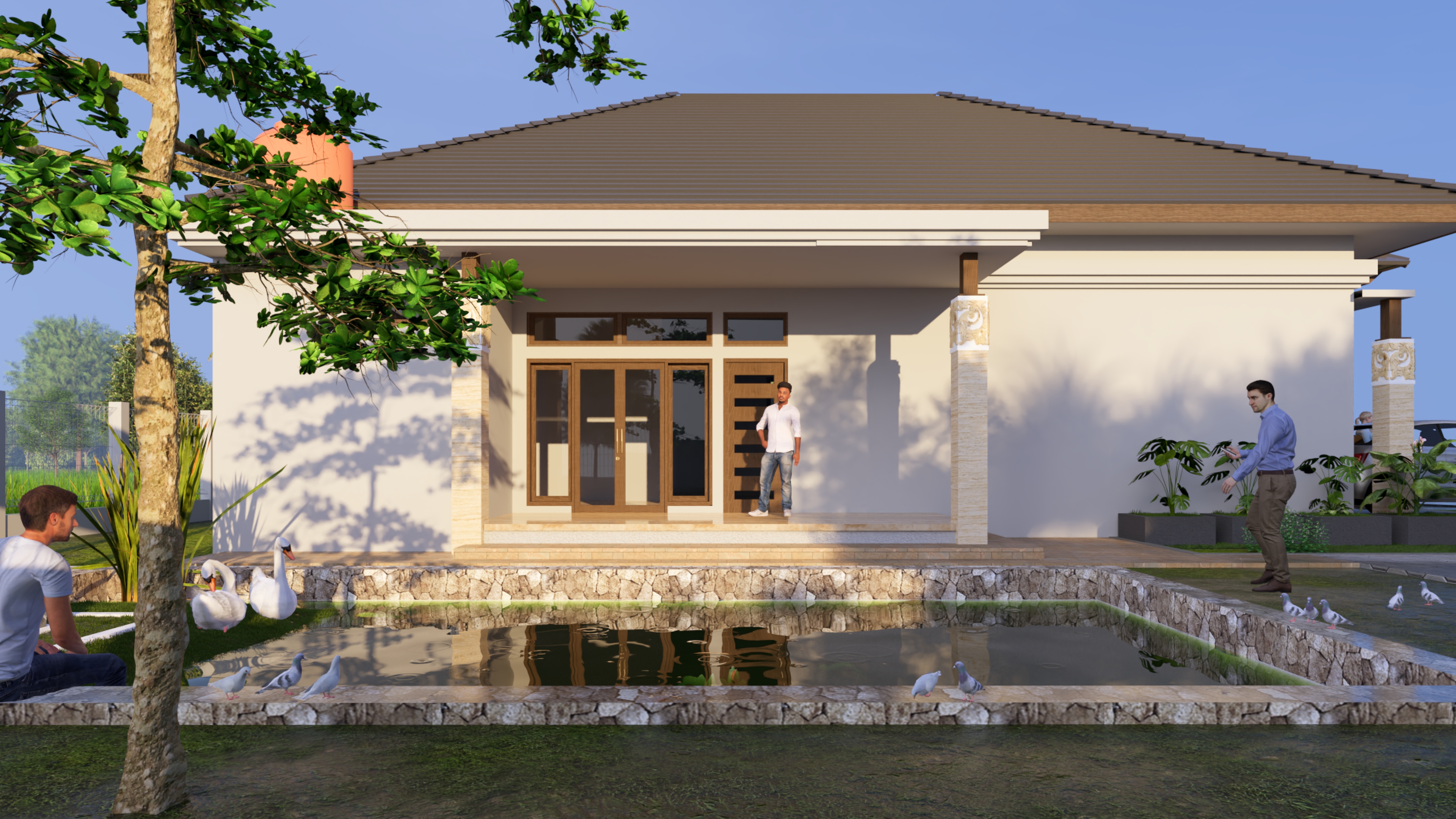 Rumah Vila 1 Lantai 