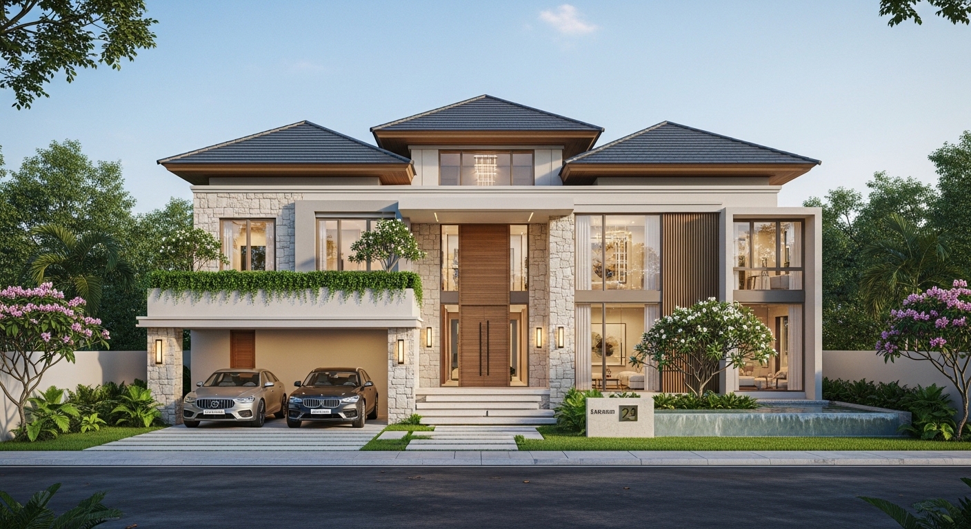 TROPICAL MODERN LUXURY HOUSE