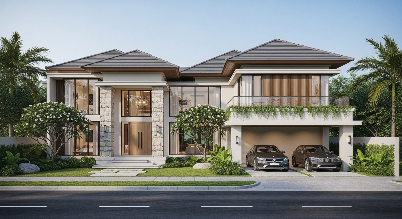 TROPICAL MODERN LUXURY HOUSE