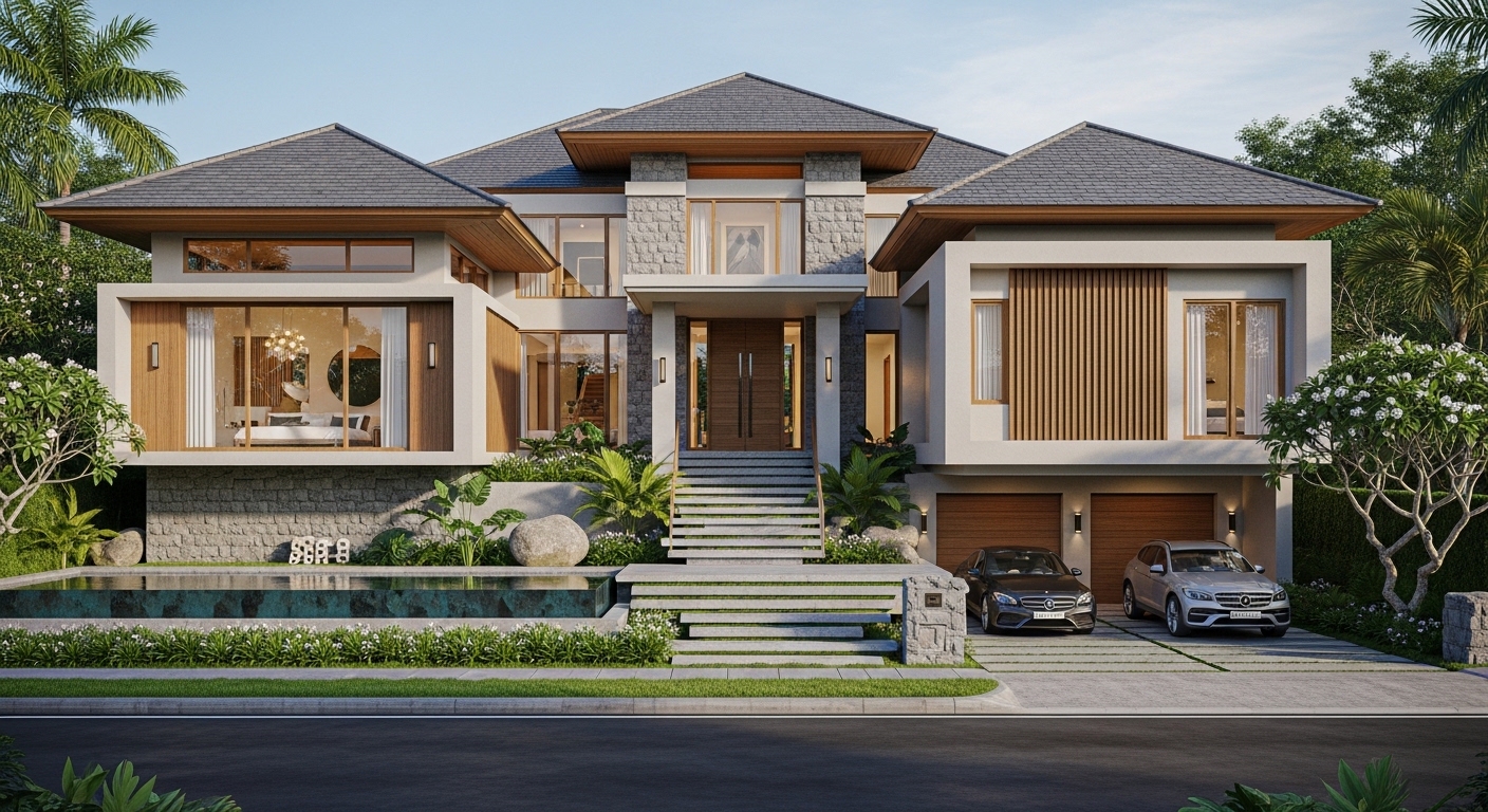 TROPICAL MODERN LUXURY HOUSE