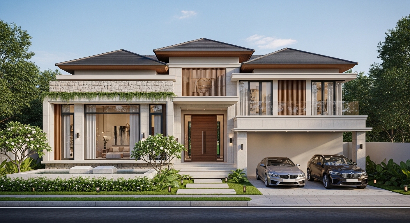 TROPICAL MODERN LUXURY HOUSE