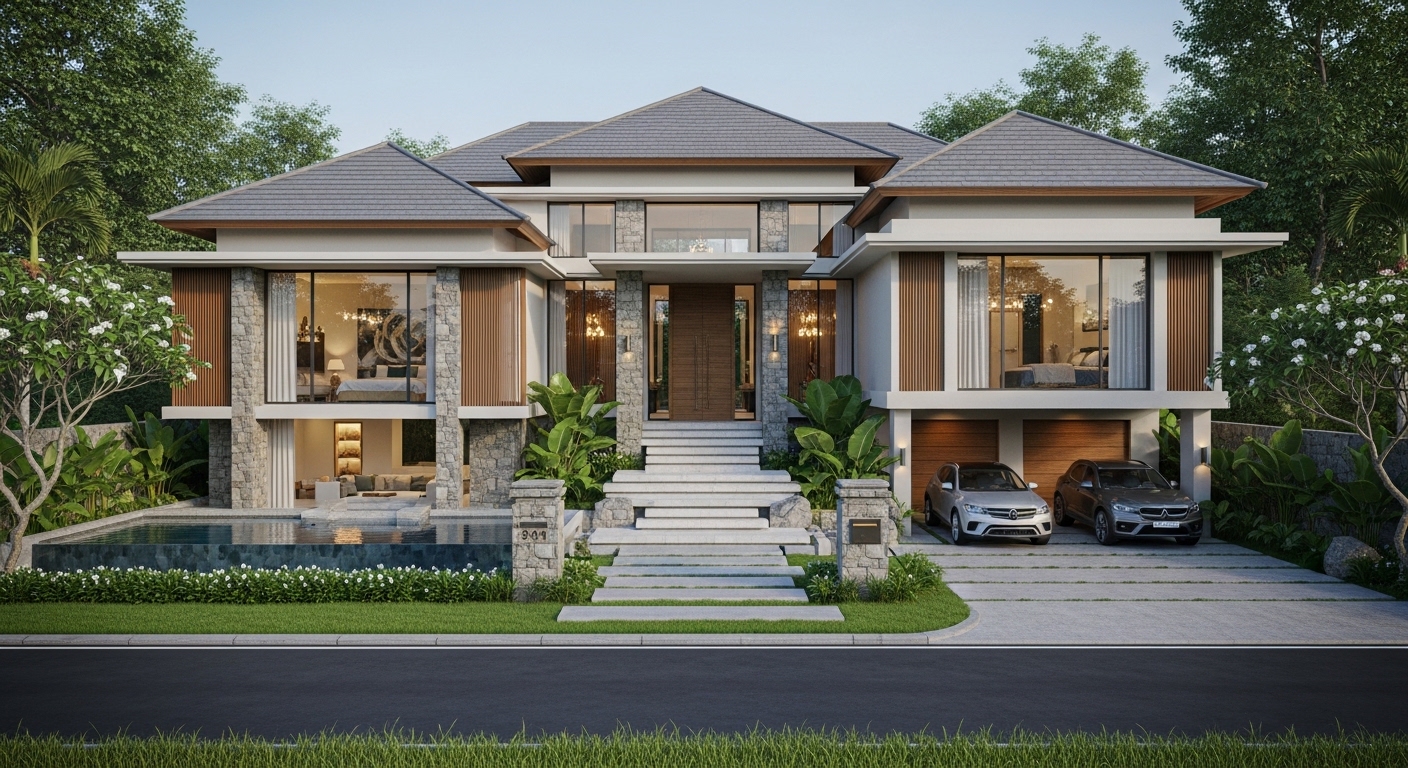 TROPICAL MODERN LUXURY HOUSE