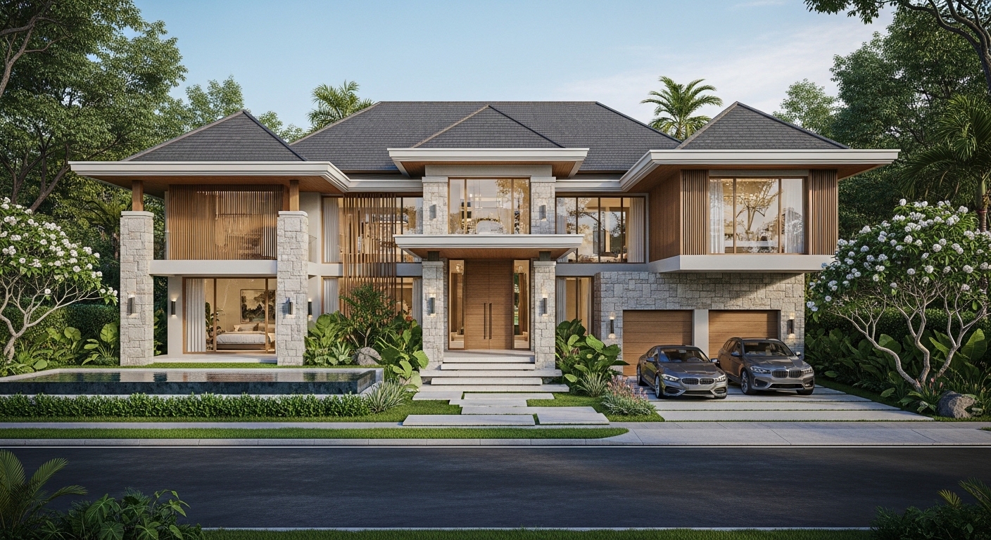 TROPICAL MODERN LUXURY HOUSE